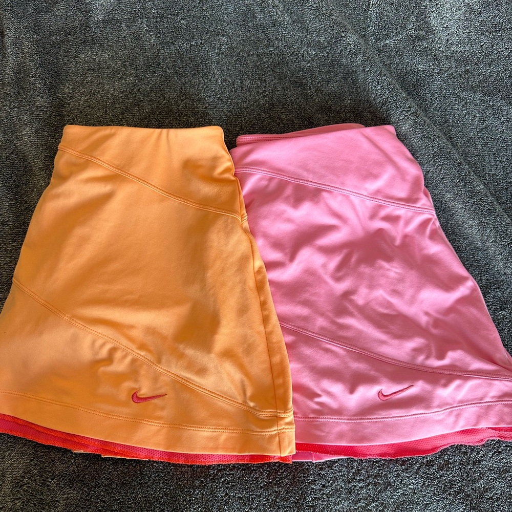 Nike Dri-Fit Pleated Tennis Skirts w/shorts underneath, size small